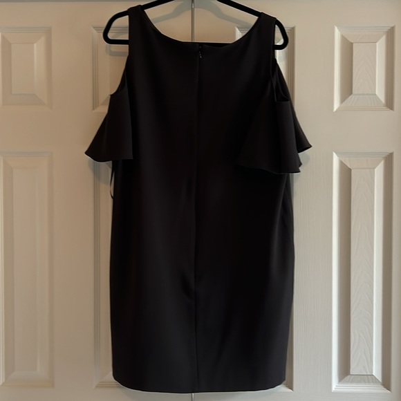Chelsea 28 Cold Shoulder Cocktail Dress, XL, Black - Picture 4 of 6